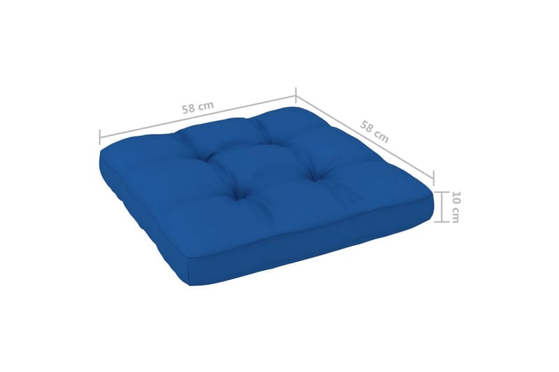 Pallsoffgrupp Utomhus med dynor 4 delar impregnerad furu - Brun - Utemöbler - Loungemöbler - Loungesoffa