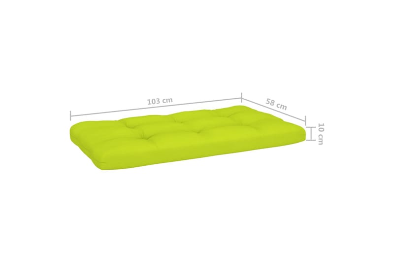 Pallsoffgrupp Utomhus med dynor 4 delar impregnerad furu - Brun - Utemöbler - Loungemöbler - Loungesoffa
