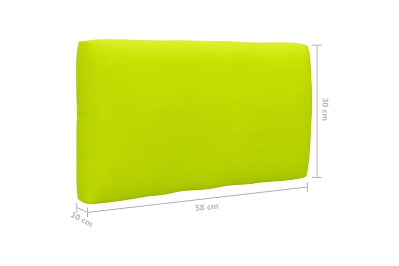 Pallsoffgrupp Utomhus med dynor 4 delar impregnerad furu - Brun - Utemöbler - Loungemöbler - Loungesoffa