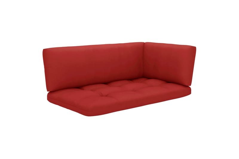 Pallsoffgrupp Utomhus med dynor 6 delar impregnerad furu - Brun - Utemöbler - Loungemöbler - Loungesoffa