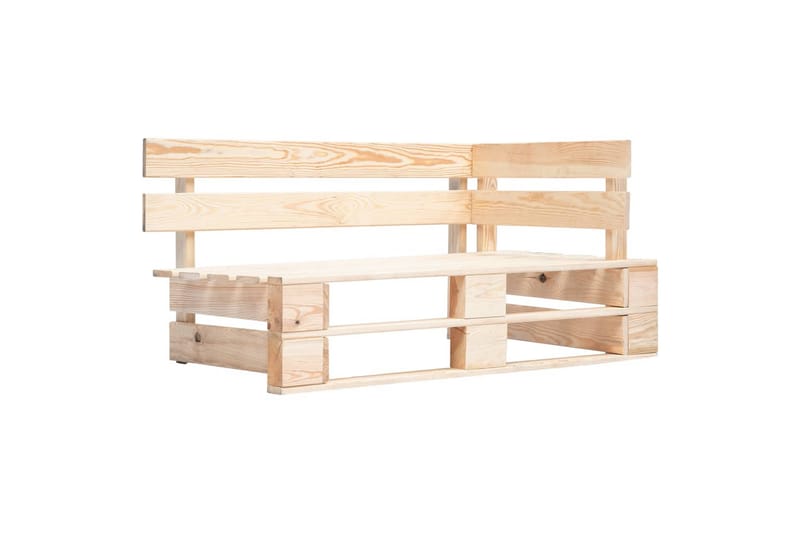 Pallsoffgrupp Utomhus med dynor 6 delar impregnerad furu - Brun - Utemöbler - Loungemöbler - Loungesoffa