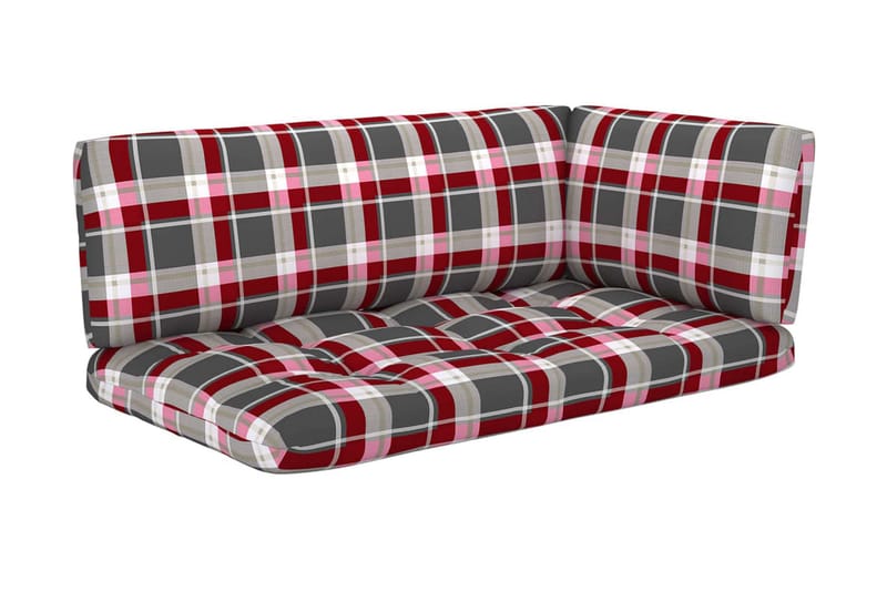 Pallsoffgrupp Utomhus med dynor 6 delar impregnerad furu - Brun - Utemöbler - Loungemöbler - Loungesoffa
