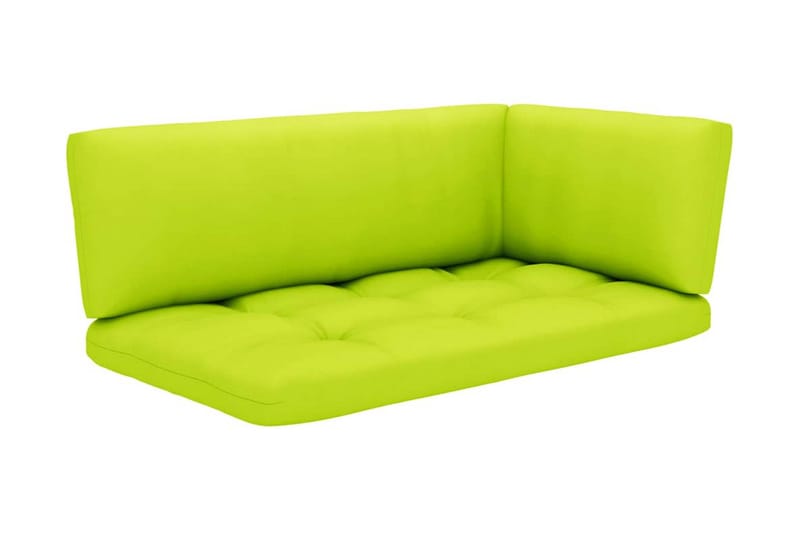 Pallsoffgrupp Utomhus med dynor 6 delar impregnerad furu - Brun - Utemöbler - Loungemöbler - Loungesoffa