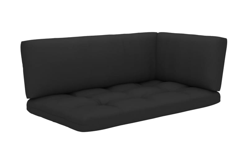 Pallsoffgrupp Utomhus med dynor 6 delar impregnerad furu - Brun - Utemöbler - Loungemöbler - Loungesoffa