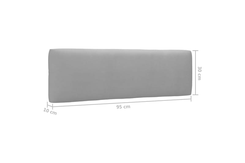 Pallsoffgrupp Utomhus med dynor 6 delar impregnerad furu - Brun - Utemöbler - Loungemöbler - Loungesoffa
