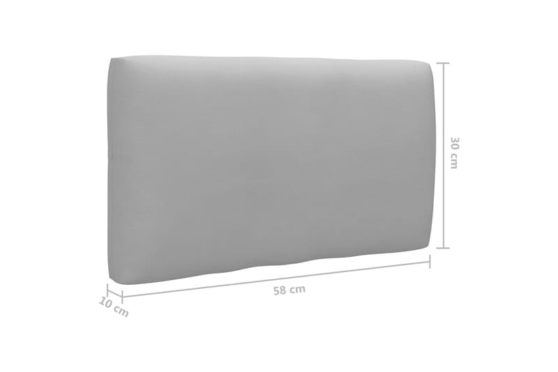 Pallsoffgrupp Utomhus med dynor 6 delar impregnerad furu - Brun - Utemöbler - Loungemöbler - Loungesoffa