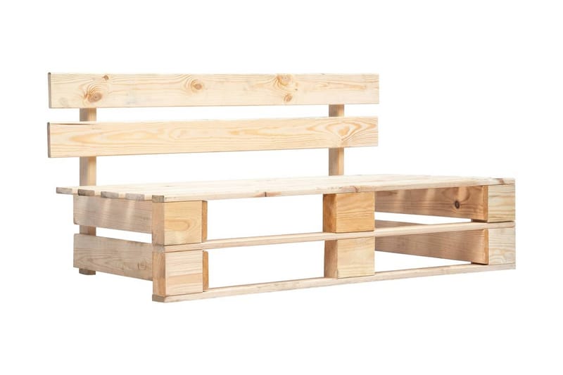 Pallsoffgrupp Utomhus med dynor 6 delar impregnerad furu - Brun - Utemöbler - Loungemöbler - Loungesoffa