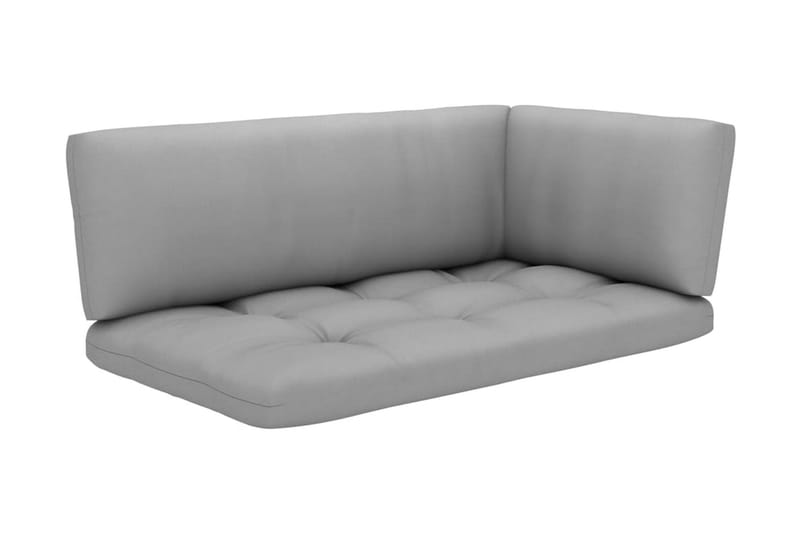 Pallsoffgrupp Utomhus med dynor 6 delar impregnerad furu - Brun - Utemöbler - Loungemöbler - Loungesoffa