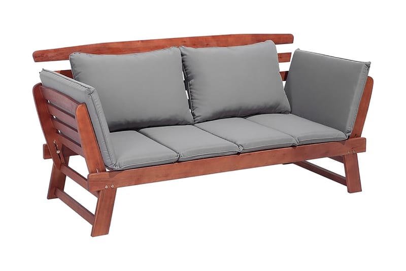 Portici Trädgårdssoffa 210 cm - Trä/Natur - Loungesoffa - Soffa balkong - Utesoffa