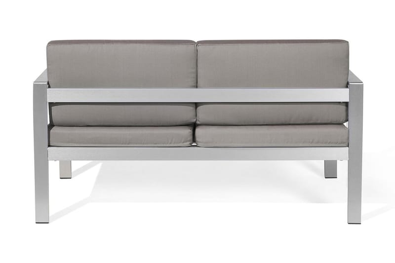 Tirrena Trädgårdssoffa 142 cm - Grå - Loungesoffa - Soffa balkong - Utesoffa