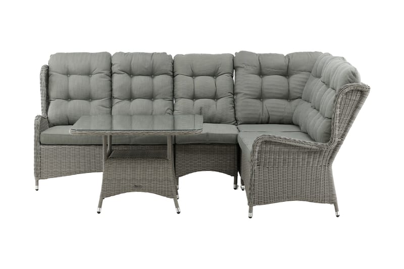 Washington Hörnsoffa Utomhus - Grå - Utemöbler - Loungemöbler - Loungesoffa