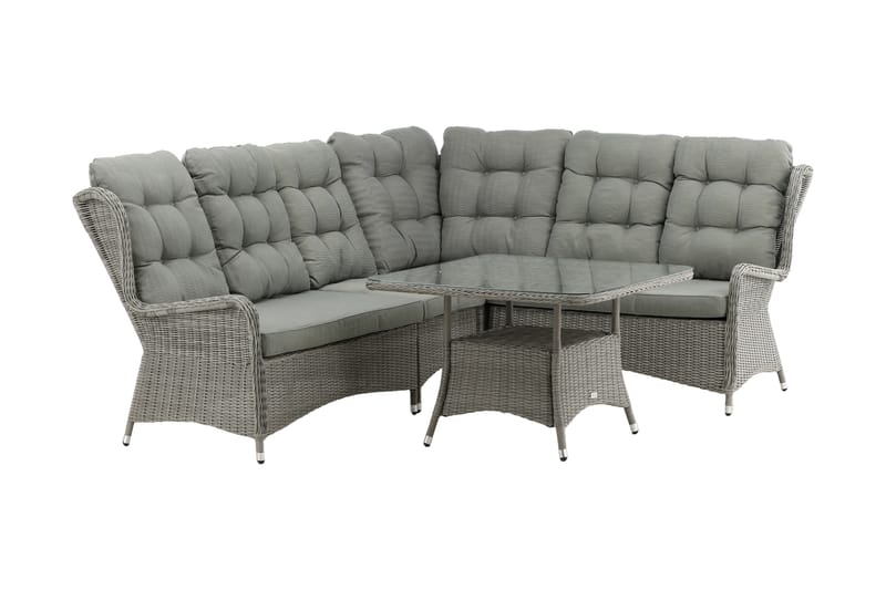 Washington Hörnsoffa Utomhus - Grå - Utemöbler - Loungemöbler - Loungesoffa