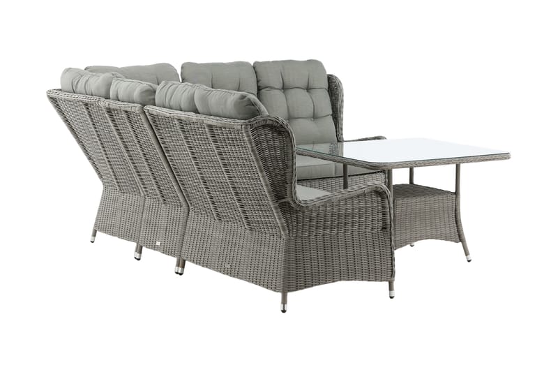 Washington Hörnsoffa Utomhus - Grå - Utemöbler - Loungemöbler - Loungesoffa
