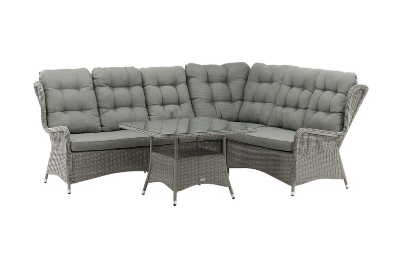 Washington Hörnsoffa Utomhus - Grå - Utemöbler - Loungemöbler - Loungesoffa