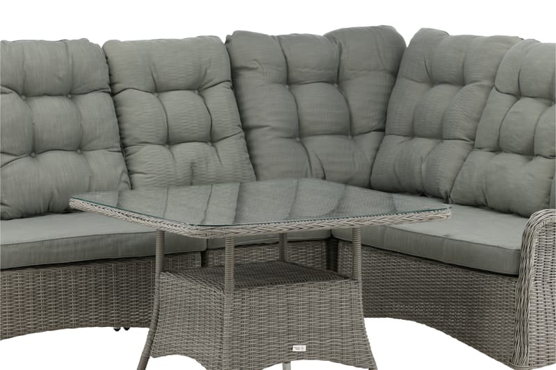 Washington Hörnsoffa Utomhus - Grå - Utemöbler - Loungemöbler - Loungesoffa