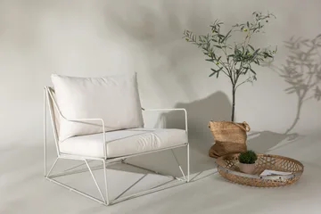 Usteryd Utefåtölj Beige - Beige - Utemöbler - Loungemöbler - Loungestol utomhus