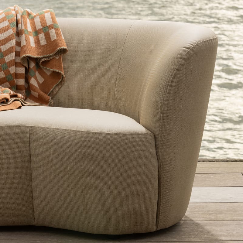 2-sits Soffa Stone Utomhus Höger - Sand - Utemöbler - Loungemöbler - Modulsoffa utomhus