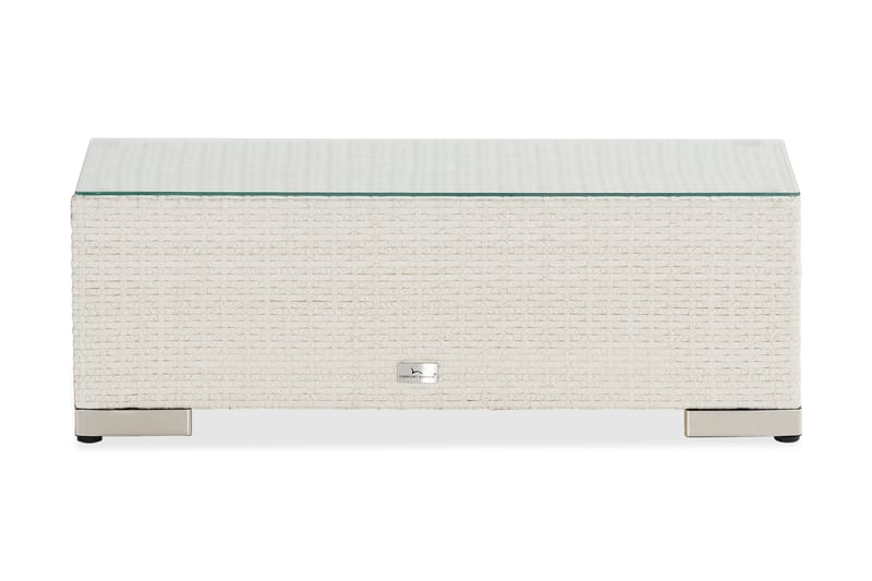 Bahamas Avslut 38x90 cm - Vit - Utemöbler - Loungemöbler - Modulsoffa utomhus