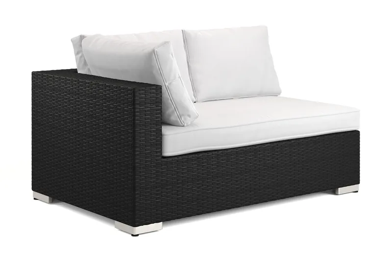 Bahamas Högermodul utomhus 140 cm i konstrotting - Utemöbler - Loungemöbler - Modulsoffa utomhus