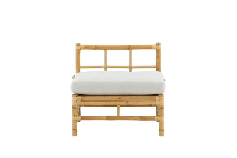 Cane Mittmodul - Beige - Utemöbler - Loungemöbler - Modulsoffa utomhus - Mittmodul utesoffa