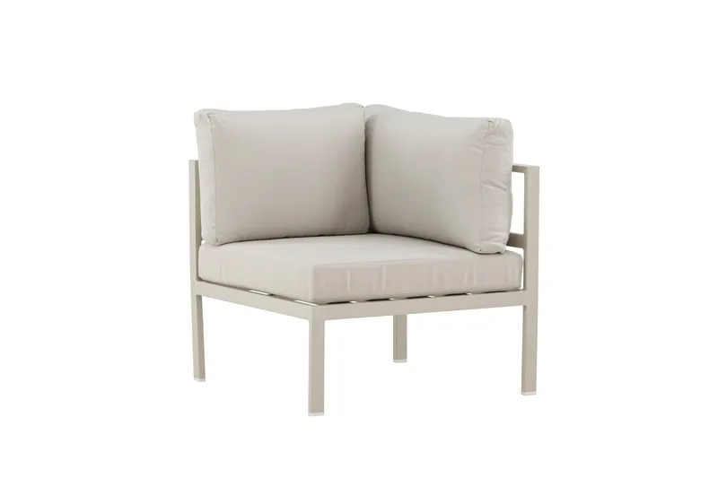 Copacabana Hörnmodul Utomhus - Beige - Utemöbler - Loungemöbler - Modulsoffa utomhus - Hörnmodul utesoffa