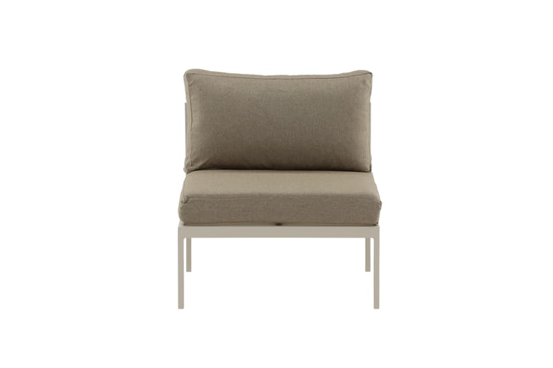Copacabana Mittmodul Beige/Grå - Venture Home - Utemöbler - Loungemöbler - Modulsoffa utomhus - Mittmodul utesoffa