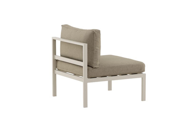 Copacabana Mittmodul Beige/Grå - Venture Home - Utemöbler - Loungemöbler - Modulsoffa utomhus - Mittmodul utesoffa