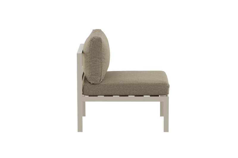 Copacabana Mittmodul Beige/Grå - Venture Home - Utemöbler - Loungemöbler - Modulsoffa utomhus - Mittmodul utesoffa