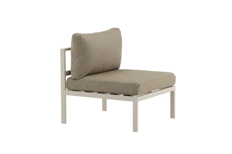 Copacabana Mittmodul Beige/Grå - Venture Home - Utemöbler - Loungemöbler - Modulsoffa utomhus - Mittmodul utesoffa