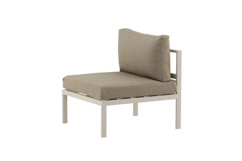 Copacabana Mittmodul Beige/Grå - Venture Home - Utemöbler - Loungemöbler - Modulsoffa utomhus - Mittmodul utesoffa