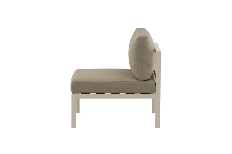 Copacabana Mittmodul Beige/Grå - Venture Home - Utemöbler - Loungemöbler - Modulsoffa utomhus - Mittmodul utesoffa