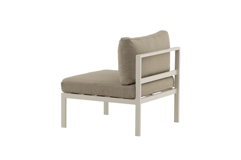 Copacabana Mittmodul Beige/Grå - Venture Home - Utemöbler - Loungemöbler - Modulsoffa utomhus - Mittmodul utesoffa