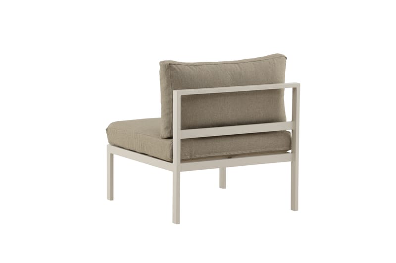 Copacabana Mittmodul Beige/Grå - Venture Home - Utemöbler - Loungemöbler - Modulsoffa utomhus - Mittmodul utesoffa