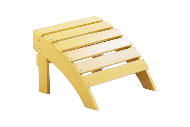 Fotstöd Adirondack Gul - Gul - Utemöbler - Loungemöbler - Modulsoffa utomhus - Fotpall & pall utomhus