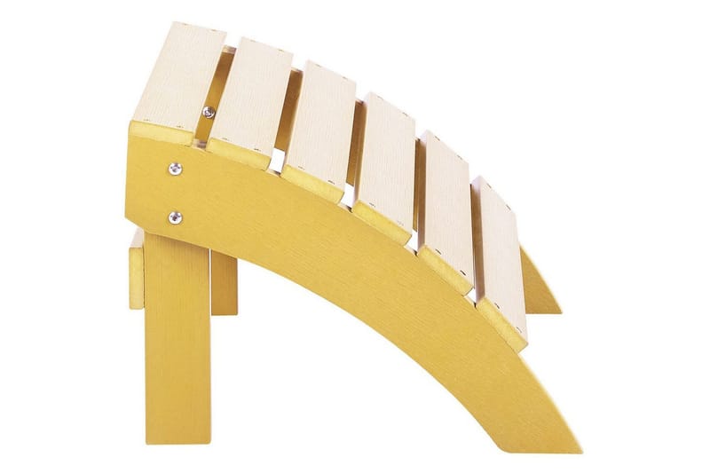 Fotstöd Adirondack Gul - Gul - Utemöbler - Loungemöbler - Modulsoffa utomhus - Fotpall & pall utomhus