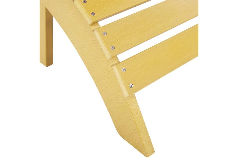 Fotstöd Adirondack Gul - Gul - Utemöbler - Loungemöbler - Modulsoffa utomhus - Fotpall & pall utomhus