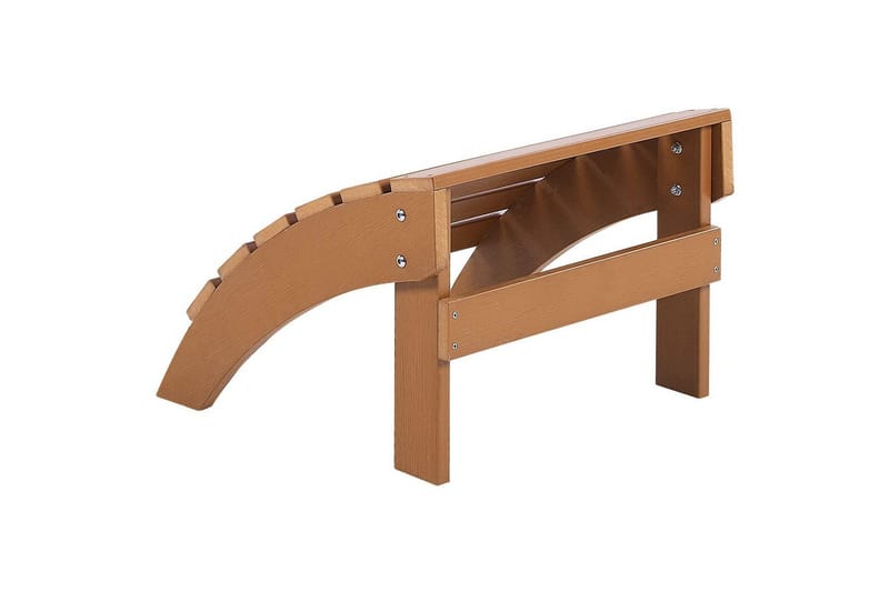 Fotstöd Adirondack Ljus trä - Ljus trä - Utemöbler - Loungemöbler - Modulsoffa utomhus - Fotpall & pall utomhus