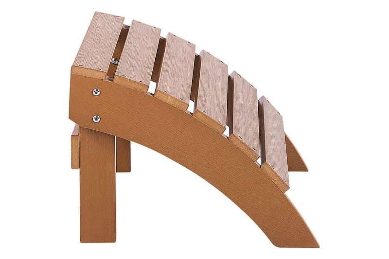 Fotstöd Adirondack Ljus trä - Ljus trä - Utemöbler - Loungemöbler - Modulsoffa utomhus - Fotpall & pall utomhus