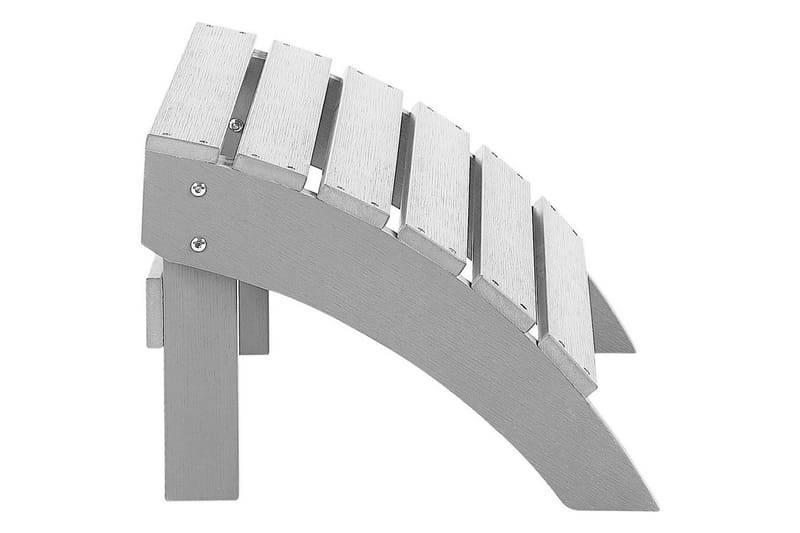 Fotstöd Adirondack Ljusgrå - Ljusgrå - Utemöbler - Loungemöbler - Modulsoffa utomhus - Fotpall & pall utomhus