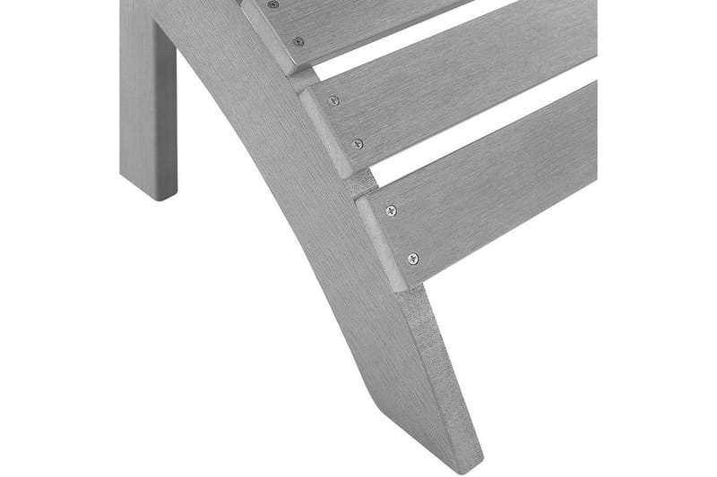 Fotstöd Adirondack Ljusgrå - Ljusgrå - Utemöbler - Loungemöbler - Modulsoffa utomhus - Fotpall & pall utomhus