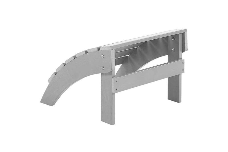 Fotstöd Adirondack Ljusgrå - Ljusgrå - Utemöbler - Loungemöbler - Modulsoffa utomhus - Fotpall & pall utomhus