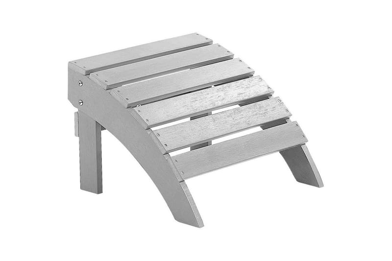 Fotstöd Adirondack Ljusgrå - Ljusgrå - Utemöbler - Loungemöbler - Modulsoffa utomhus - Fotpall & pall utomhus