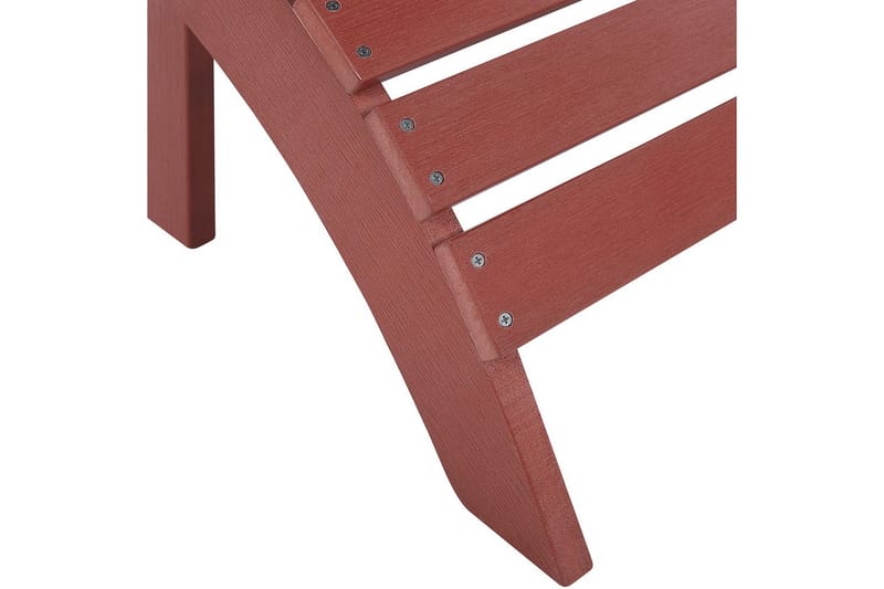 Fotstöd Adirondack Röd - Röd - Utemöbler - Loungemöbler - Modulsoffa utomhus - Fotpall & pall utomhus
