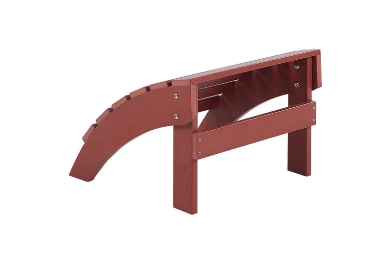 Fotstöd Adirondack Röd - Röd - Utemöbler - Loungemöbler - Modulsoffa utomhus - Fotpall & pall utomhus