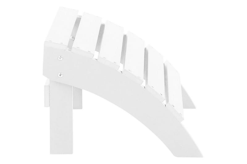 Fotstöd Adirondack Vit - Vit - Utemöbler - Loungemöbler - Modulsoffa utomhus - Fotpall & pall utomhus