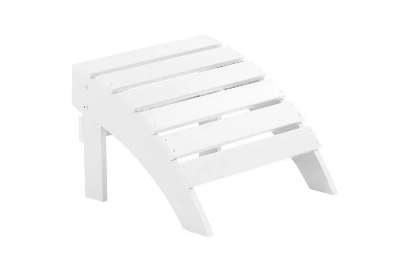 Fotstöd Adirondack Vit - Vit - Utemöbler - Loungemöbler - Modulsoffa utomhus - Fotpall & pall utomhus