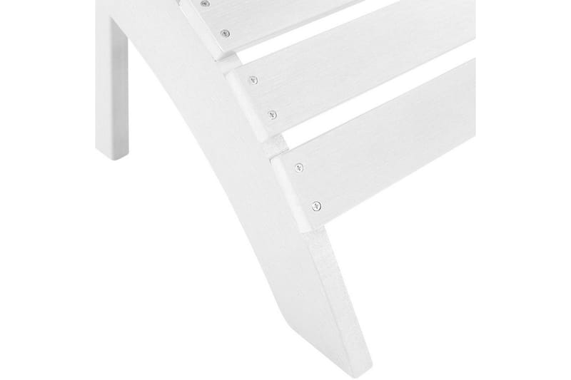 Fotstöd Adirondack Vit - Vit - Utemöbler - Loungemöbler - Modulsoffa utomhus - Fotpall & pall utomhus