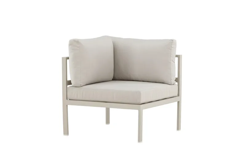 Hörnmodul Copacabana 74 cm Utomhus - Beige - Utemöbler - Loungemöbler - Modulsoffa utomhus - Hörnmodul utesoffa