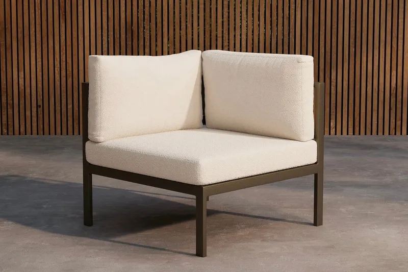 Hörnmodul Copacabana 74 cm Utomhus, Brun