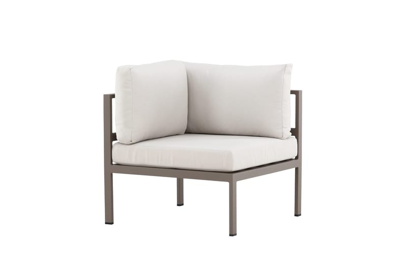 Hörnmodul Copacabana 74 cm Utomhus - Brun - Utemöbler - Loungemöbler - Modulsoffa utomhus - Hörnmodul utesoffa